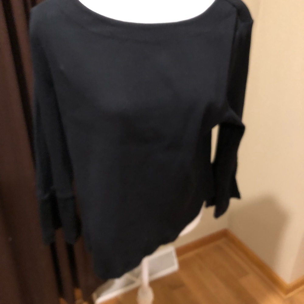 Ann Taylor crop bell sleeve top XL
